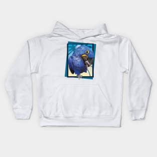 Hyacinth macaw Kids Hoodie